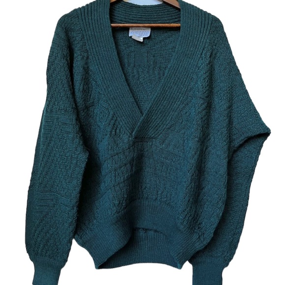 Arjan Kool for Zimbello Vintage V-Neck Wool/Alpaca Sweater